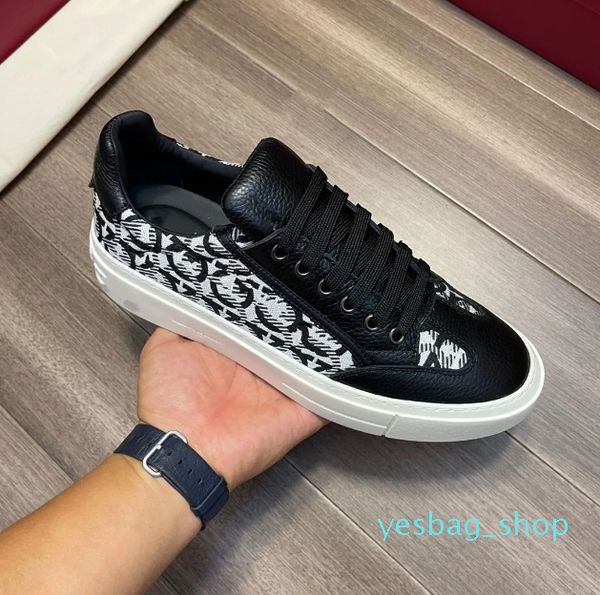 Высококачественные Desugner Men Shoes Luxury Brand Sneaker Low Help Out Color Leisure Shoe Style Up Class Size