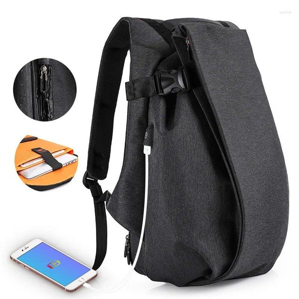Рюкзак Anti -Thief ноутбук Многофункциональный водонепроницаемый для деловых сумок мужская спортивная лохак