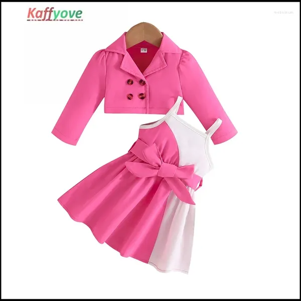 Conjuntos de roupas para meninas de terno de terno de terno natal de manga cheia de manga completa aniversário elegante bowknet Child 1-3 anos