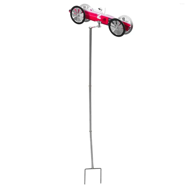 Decorações de jardim Racing Toy Toy Outdoor Wind Spinners Decor