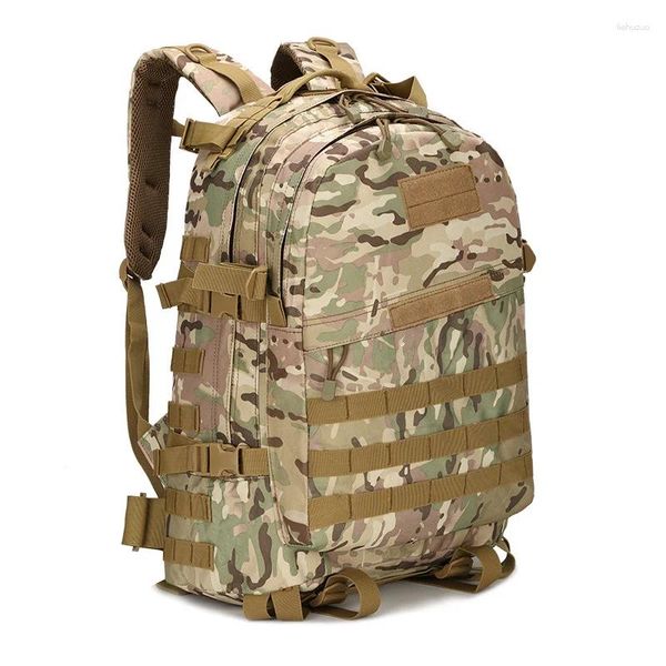 Zaino 3d tattico esterno esercito 45l militari multifunzionale da viaggio campeggio sacchetti camuffi