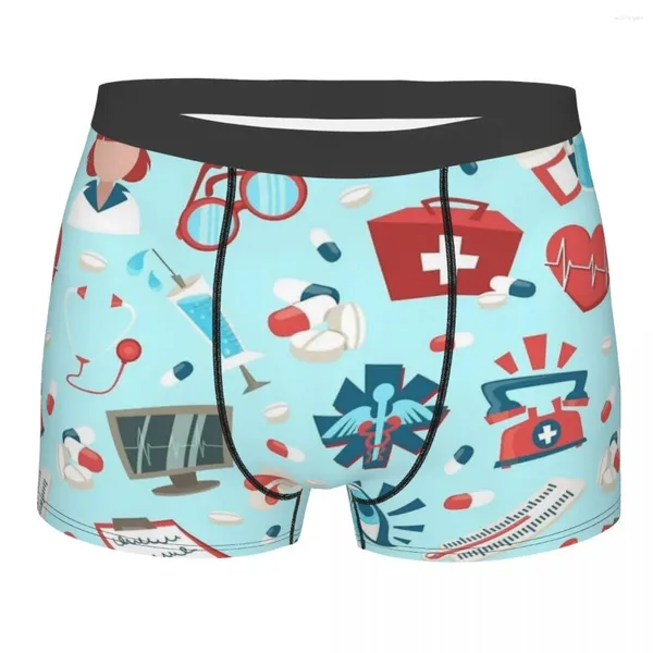 Underpants Herren-Werkzeuge Cartoon Boxer Shorts Shorts Slips weiche Unterwäsche Männliche Neuheit S-XXL Long