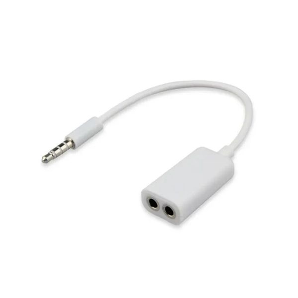 Universal -Kopfhörer -Splitterkabel 3,5 mm Audio -Buchse -Splitter -Verlängerungskabel 3.5 männlich bis 2 Port 3,5 mm weiblicher Aux 3.5 -Buchse -Kabel