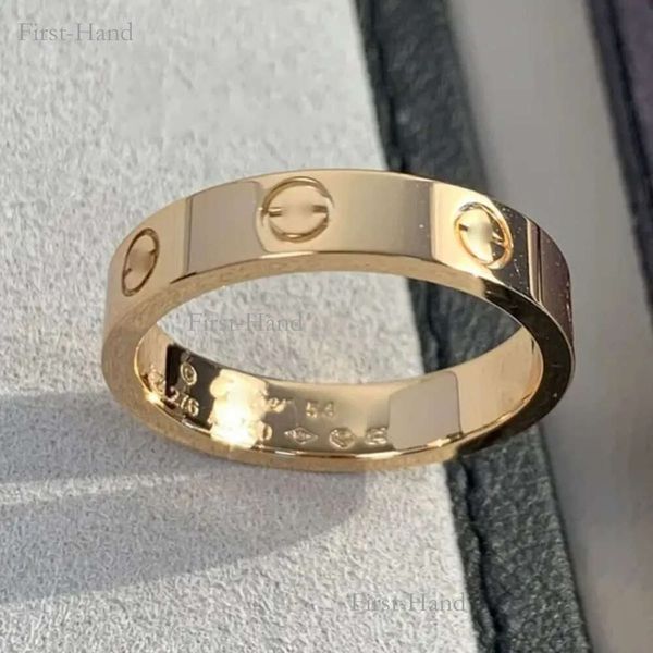 Pandorabracelet garoto menina titânio grave diamante anel de unhas 18k anéis de rosa de prata dourada homens homens amantes jóias de casamento festas de senhora grande pequeno 5-11 EUA tamanho 697