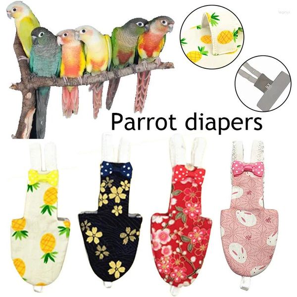 Altre forniture per uccelli pannolini di piccioni pappagalli Piet Pantaloni fisiologici Flight Sust Regolable Parkeet Birds