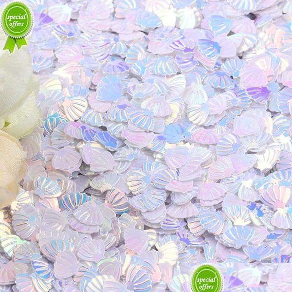 Enrole de presentes New 15G/Bag Mermaid Party Sparkle Shell Confetti for Kids Girls Theme Birthday Table Decoration Supplies Diy Crafts Del Del Dhe4m