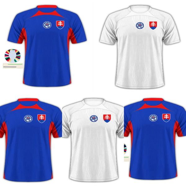 Slowakische Fußballtrikot 2024 Euro -Pokal -Slowakei Fußballtrikots Heimstern Hancko Slovenska Lobotka MAillot Fußmänner Maillot de Fußball