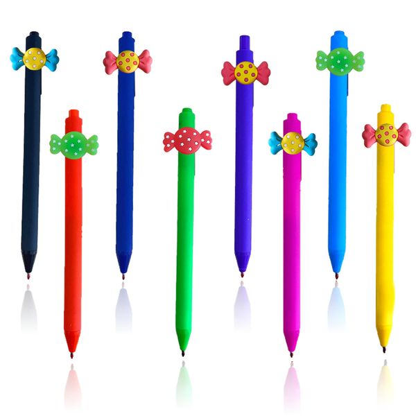 Лазерная указатель конфеты мультфильм шариковые ручки смешные милые для школьников неделя