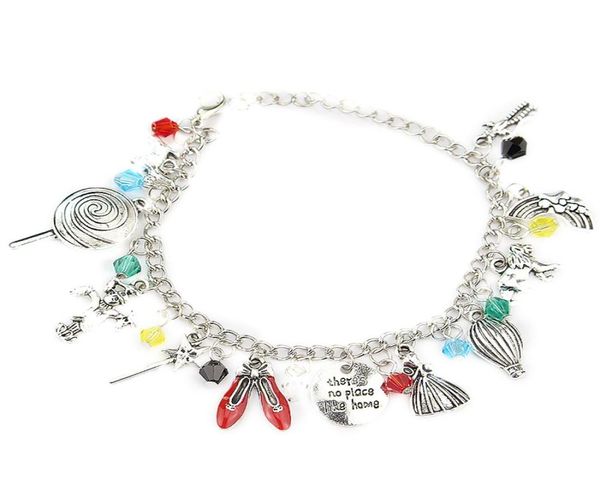 Cuff personalizável O Mágico de Oz Inspirado Charm Bracelet01364485