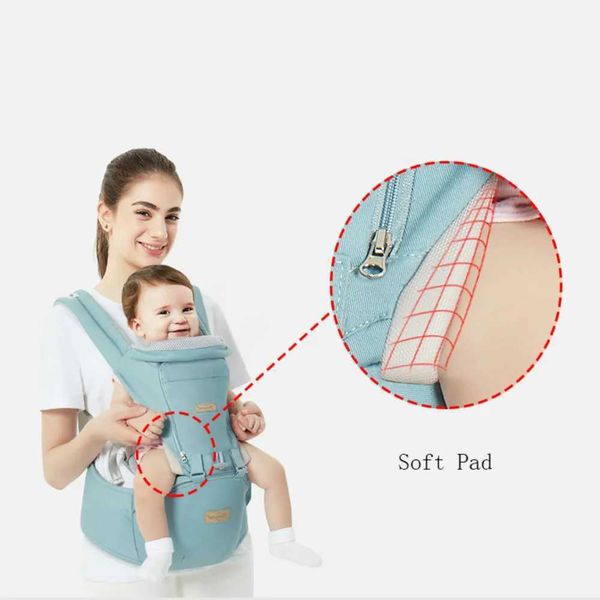Carrier Fings Zackpacks Baby Carrier Ergonomic Carrier Backpack hipsat per neonato Prevenire le gambe di tipo O imbrattaci per bambini Kangaroos 0-36 mesi T240509