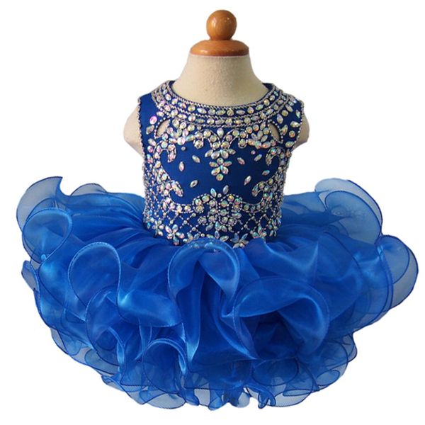 RAGAZZE ROYAL Blue Diamond Glitz Girls Natioanl Cupcake Abiti per cupcake abiti da bambino per bambini