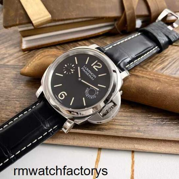 Weibliche Handgelenk Uhr Panerai Herren Chronograph Luminor Serie 44 mm Durchmesser acht Tage Stromspeicherhandbuch Mechanische Uhr PAM00590