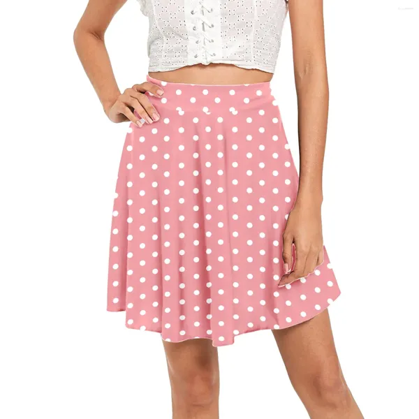 SKIRTS MUNHAS SENHORAS MINI ROUPAS DE MENINAS CUSTAS CASUAL DOT DOT PRIMEIRA RED RED BLANCA TUTU TUNDRENT SKIRT SKIRT