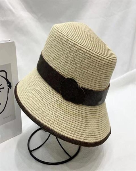 Gorjeta de designer de marca HATENIA MENINAS MENINAS CAP Classic Luxury Grass Braid Hat Snapback Mask ajustado unissex casual Outdoor High28887429
