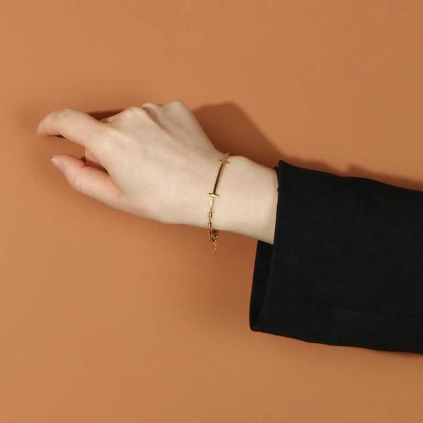 Glamouröses Armband für Urban Beauty 925 Silber Frauen Design Highend Sense Style Girlfriends Bracelets mit gemeinsamem Tifanlly