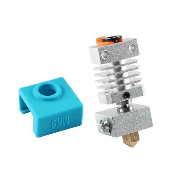 3D Yazıcı Ekstrüder Hotend kiti CR-10 -mini, CR-20, CR-20 Pro, Tronxy Yazıcı Aksesuarları Isıtma Bloğu 0.4mm Şeffaf