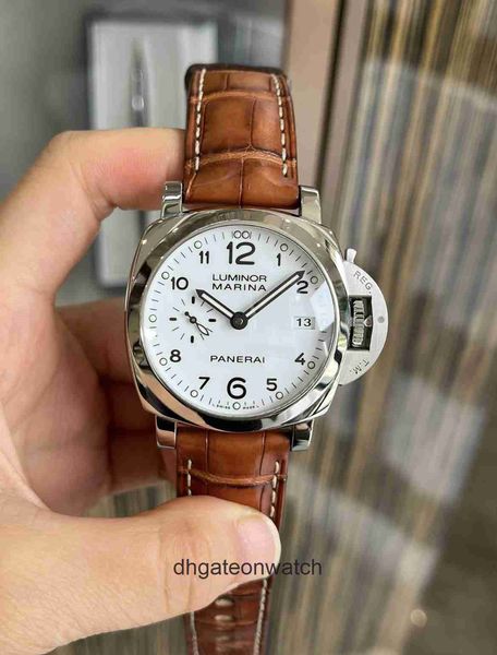 PENERAA High End Designer Watches for Mens Series PAM00523 Mecânica automática de 42 mm de relógio original 1: 1 com logotipo e caixa real