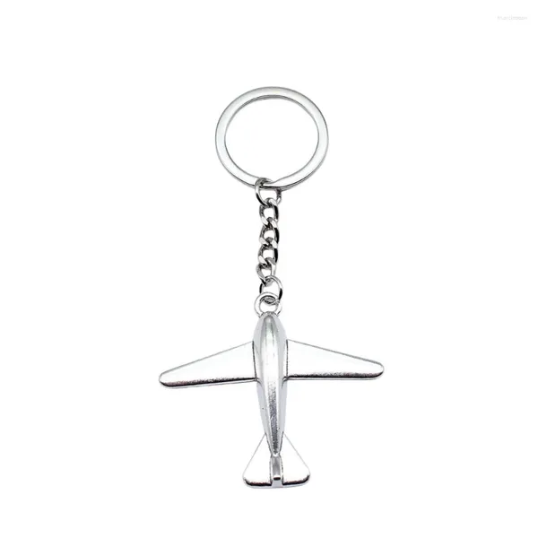 Keychains 1PCS Flugzeugcharm Motorrad -Schlüsselbund -Zubehör für Frauen Schmuckwerkzeuge Handwerk Ringgröße 28mm