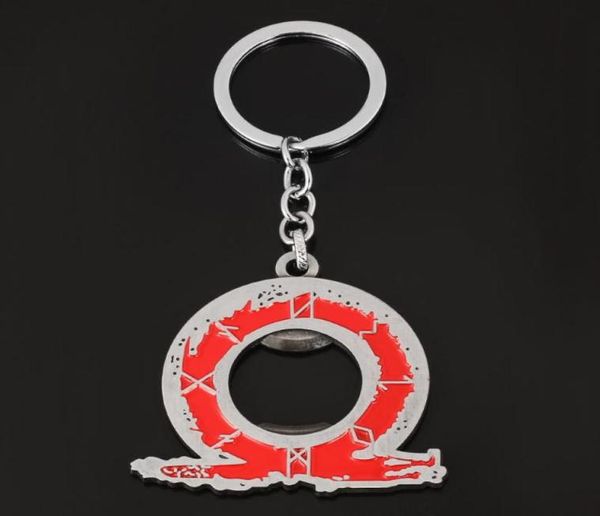 Keychains God of War 4 Logo Keychain Pingente de chaveiro abridor de garrafas homens homens carros -chave de joalheria da cadeia de joias de joias de joalheria GIF5554924