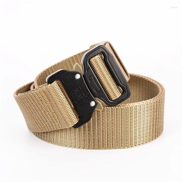 Apoio da cintura Treinamento militar ao ar livre Nylon Tabily Belt Tactical Belt Multi-Funcional Canvas Fabricantes por atacado