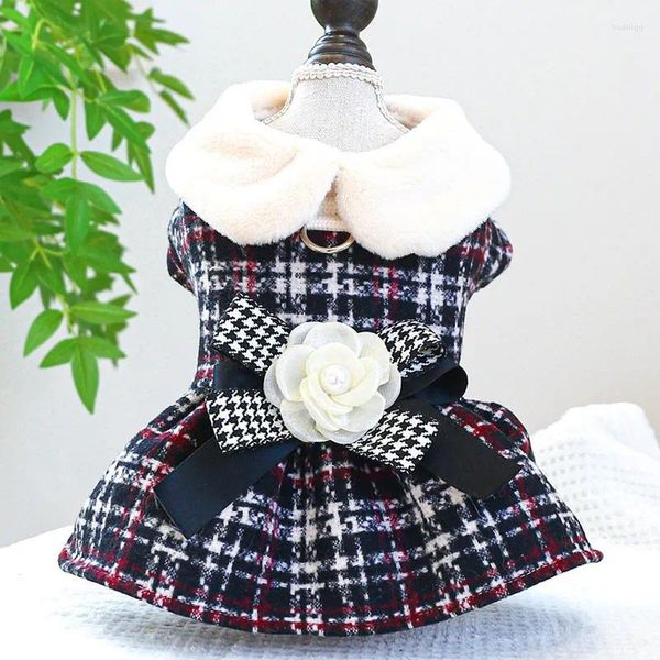 Vestido de vestido de estimação de luxo de vestido de estimação de pêlos de animais de estimação de luxo para cães para cães pequenos vestidos jaqueta fantasia saia de cachorro maltesa yorkie