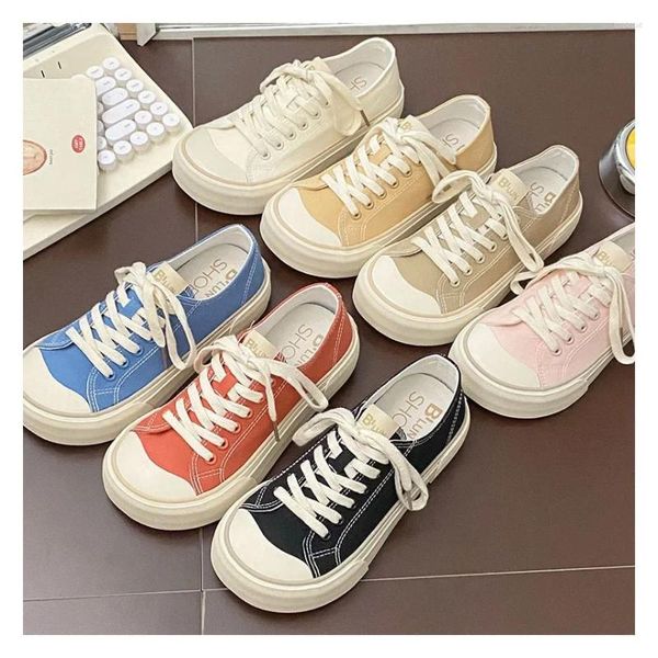 Lässige Schuhe Frauen -Leinwand komfortable vielseitige koreanische Stil Modelle Frühling und Sommer Girls Sneakers Ins Frauen