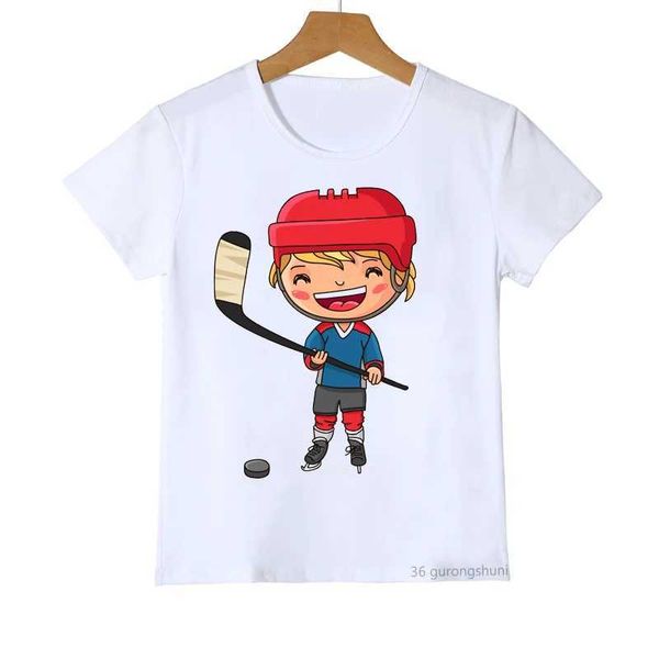 Футболки детская одежда для мальчиков/девочек летняя футболка смешная мультипликационная печать детская футболка детская одежда. Кавальная хлопковая белая детская топ T240509
