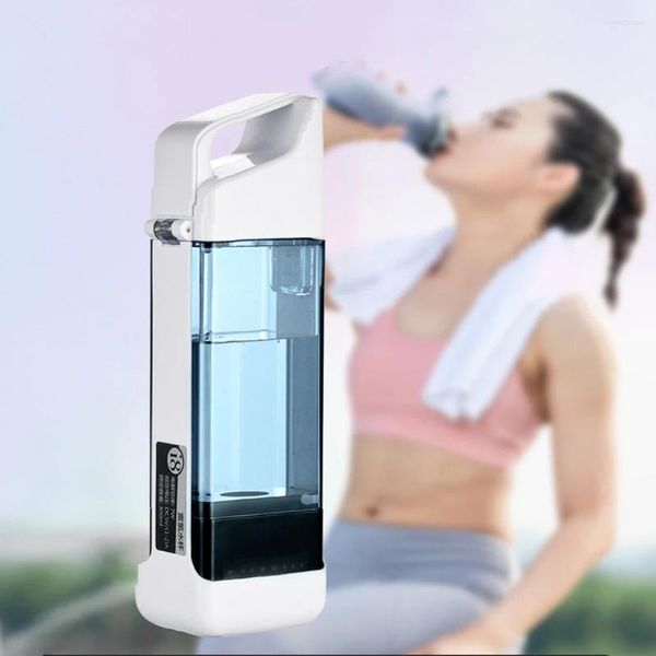 Bottiglie d'acqua da 350 ml di tazza ricca di idrogeno Generatore portatile bottiglia a prova di perdita 1500-3000ppb per migliorare la qualità alcalina