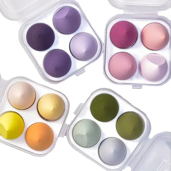 NEUE Beauty Egg Set Kürbis Wasser Drop Puff Make -up Puff Set Bunte Kissen Kosmestische Schwamm Eier Werkzeug nass und trocken Gebrauch Make -up