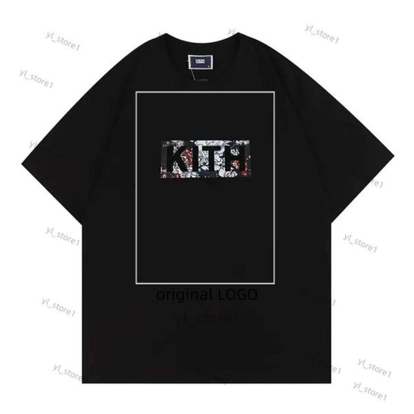 Kith Tom e Jerry T-shirt Designer Men Tops Women Casual Short Maniche 100% Cotton Tee Vintage Fashi