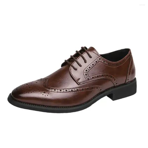 Scarpe da abbigliamento sposati Tan Badminton Man Office Elegant Sneaker Sports Le calzature più vendute Beskete Lux