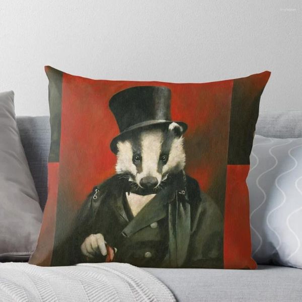 Cuscino vittoriano Mr Badger Trow Room Decorazione Articoli per la casa Copertina di lusso per divano