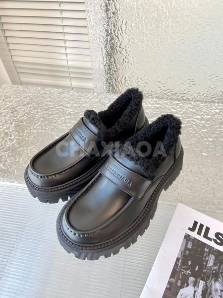 Scarpe casual autunno inverno lady piatto materiale vera in pelle vera eliminazione a forma di suola per il tempo libero mocassini versatili signore versatili