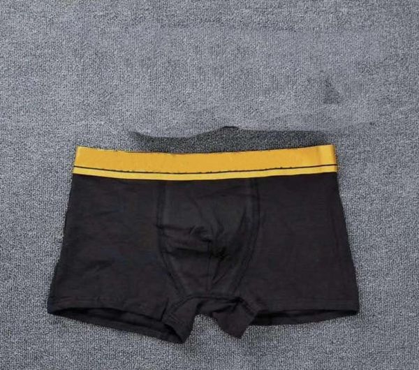 Sexy gelbe Taille Herren Unterwäsche Boxer Kurzhurse sexy Unterwäsche für Männer lässige Shorts atmungsaktive Unterwäsche Baumwolle männlich Gay Boxe1956083