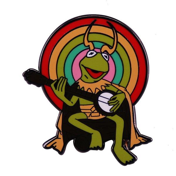 Kermit Frog Cosplay Loki smalto spilla lgbt orgoglio arcobale