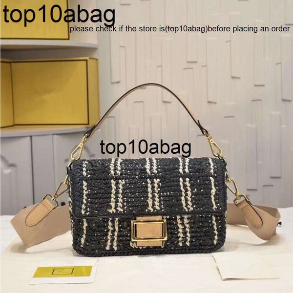 Fendig Tiffany Baguette Bag Sack Sudbags Messenger Sukms мешки с магнитной пряжкой съемная ручка длинная ремня соломы кожа кожа кошелька Fendidesigner