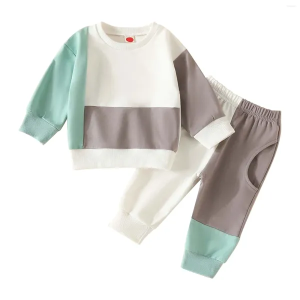 Set di abbigliamento per bambini piccoli ragazzi ragazze in cotone a manica lunga pantaloni top dombi soft set vestiti 4t battesimo ragazzo outfit da ragazzo