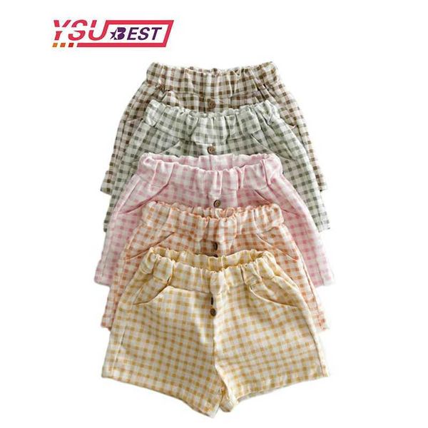 Shorts pantaloni per bambini in stile coreano Nuovi pantaloncini estivi per bambini ragazzi e ragazze a pezzi per bambini sciolti e traspiranti pantaloncini d240510