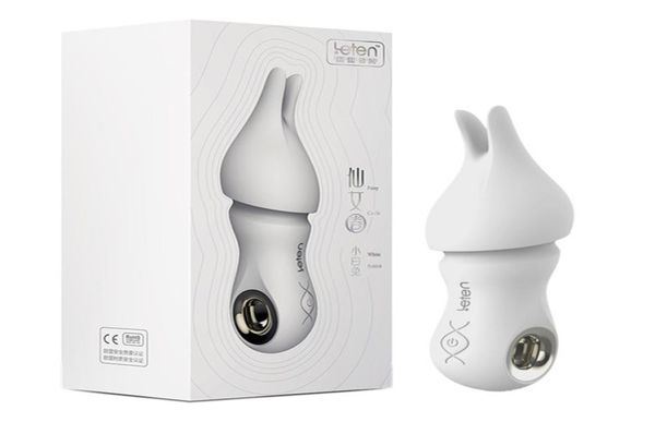 LETEN RABBIT Mini Vibrador de bala de 10 velocidades clitóris de clitóris de clitóris de clitóris de clitóris vibratória Egg ovo Erótico para mulheres q12003770