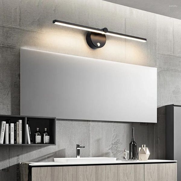 Lâmpadas de parede Luz de cabeceira 330 ° Rotativo ângulo ajustável Lâmpada LED LED Mirror Vanidade AC110V/220V