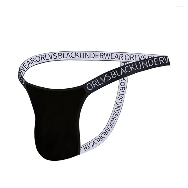 Underpants Herren Modal Tanga sexy u konvexer großer Bag Herren Single Panties T-Back Low-Rise-Slips dünne feste G-String Atmungsfreie Unterwäsche