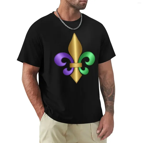 Polos masculinos de púrpura verde roxo e ouro de lis símbolo meninos brancos para um garoto hippie roupas camaradas homens