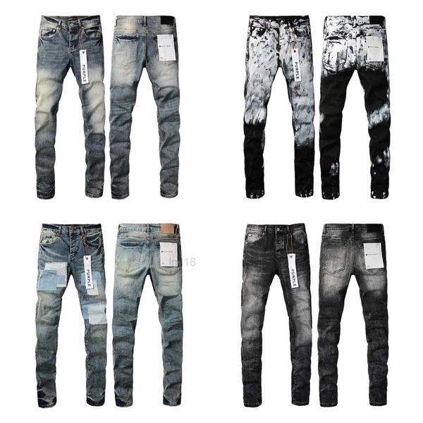 Erkekler Kot Tasarımcı Erkekler Ksubi Mor Kot Purple Jeans Mor markalı siyah kot yaz deliği yüksek kalite nakış mor kot pantolon motosiklet eşofmanları990h