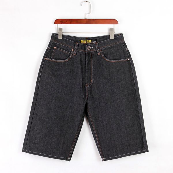 Männer Jeans Shorts Slim-Fit-Denim-Shorts Casual Jeans Mediumhose sind für die tägliche knielange klassische Gerade geeignet