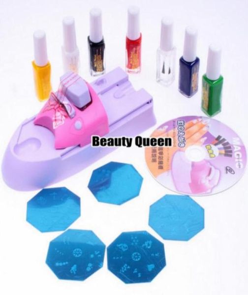 Nail art kit di timbro per stampante per stampa per stampa fai -da -te set stampante set polacco stampare immagine piastra design 9054297