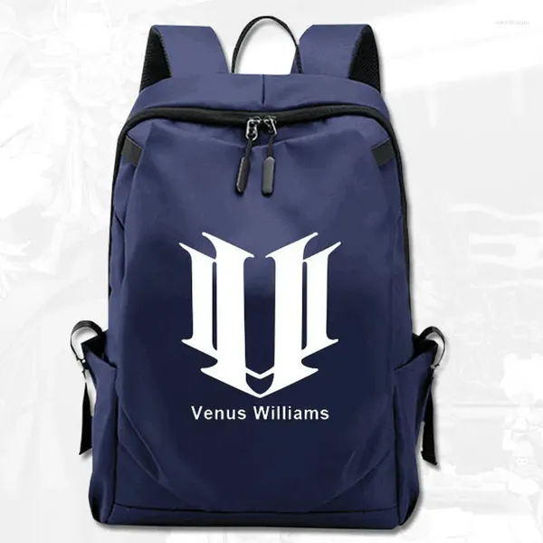 Backpack Williams VW Daypack Blue Black Grey School School Tennis Star Rucksack Sport School Bag Laptop Day Pack