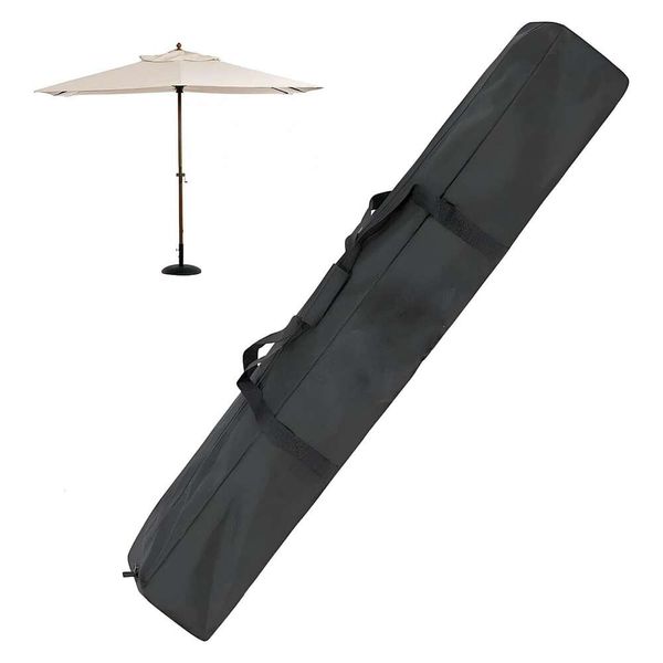 Umbrella 420d à prova de poeira à prova d'água, adequado para armazenamento doméstico, viajar mais hammock de pátio e saco de armazenamento de suporte de aço 67 de largura x 7 polegadas de altura