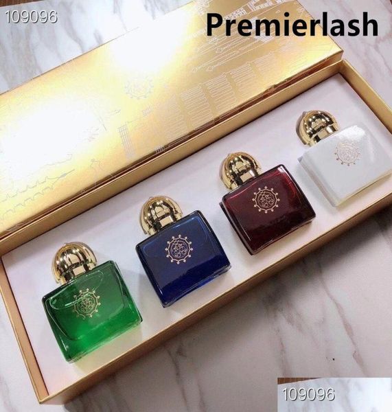 Outros itens de beleza da saúde Premierlash amouge por 30ml 4pcs Conjunto verde azul vermelho garrafa branca 4 cheiro marca homem homem fragrance presente 7274638