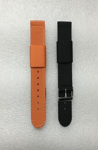 Acessórios de cinta de relógio de nylon 12mm 14 16 18 20mm 22mm 24mm 24 mm duas peças RAF Band Sport Bands com fecho de agulha aço de aço 10pc3922501