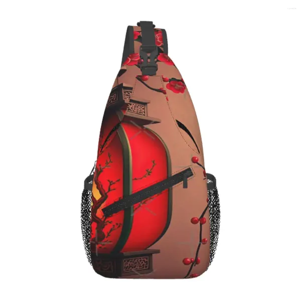 Duffel Bags Pflaumenblütenkiste Beutel Trendy Polyester Stoff aus schönem Geschenk anpassbar